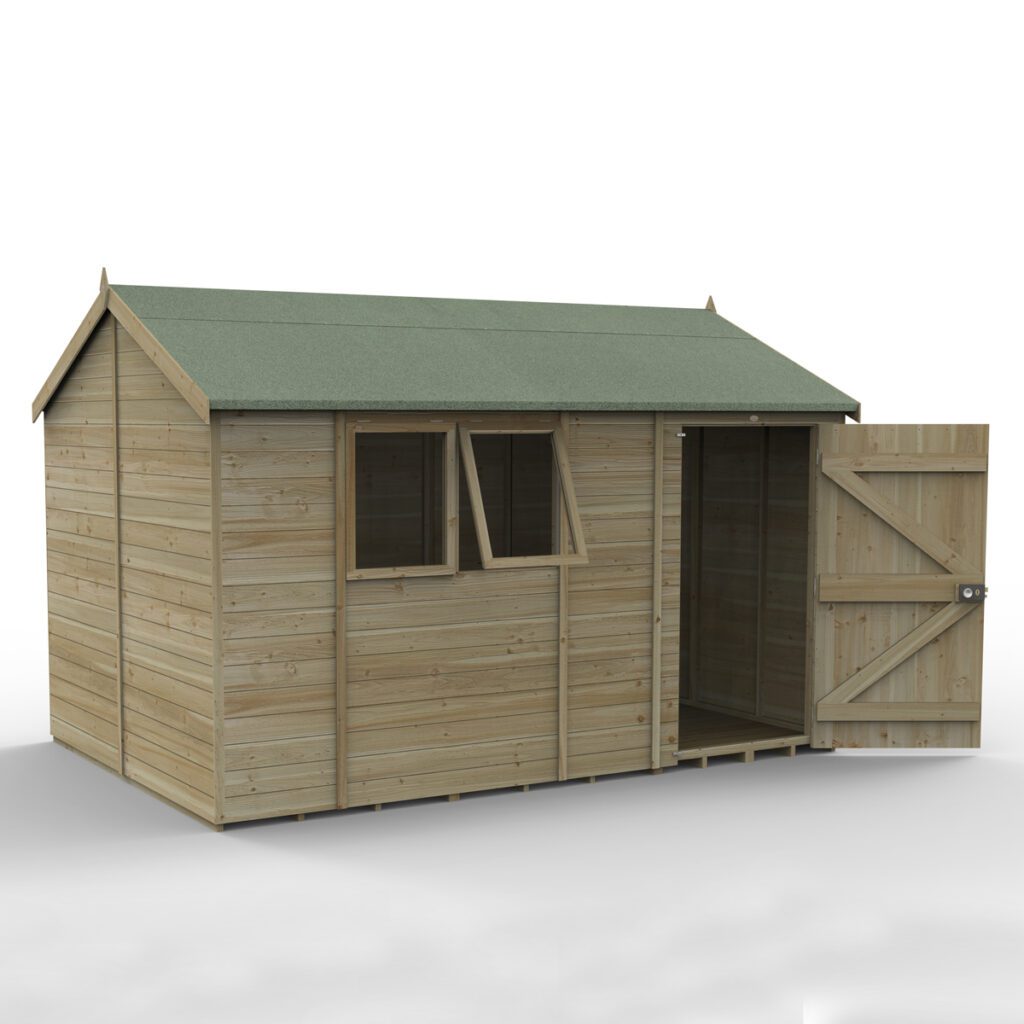 Timberdale 12×8 Reverse Apex Shed 5013053189108 2